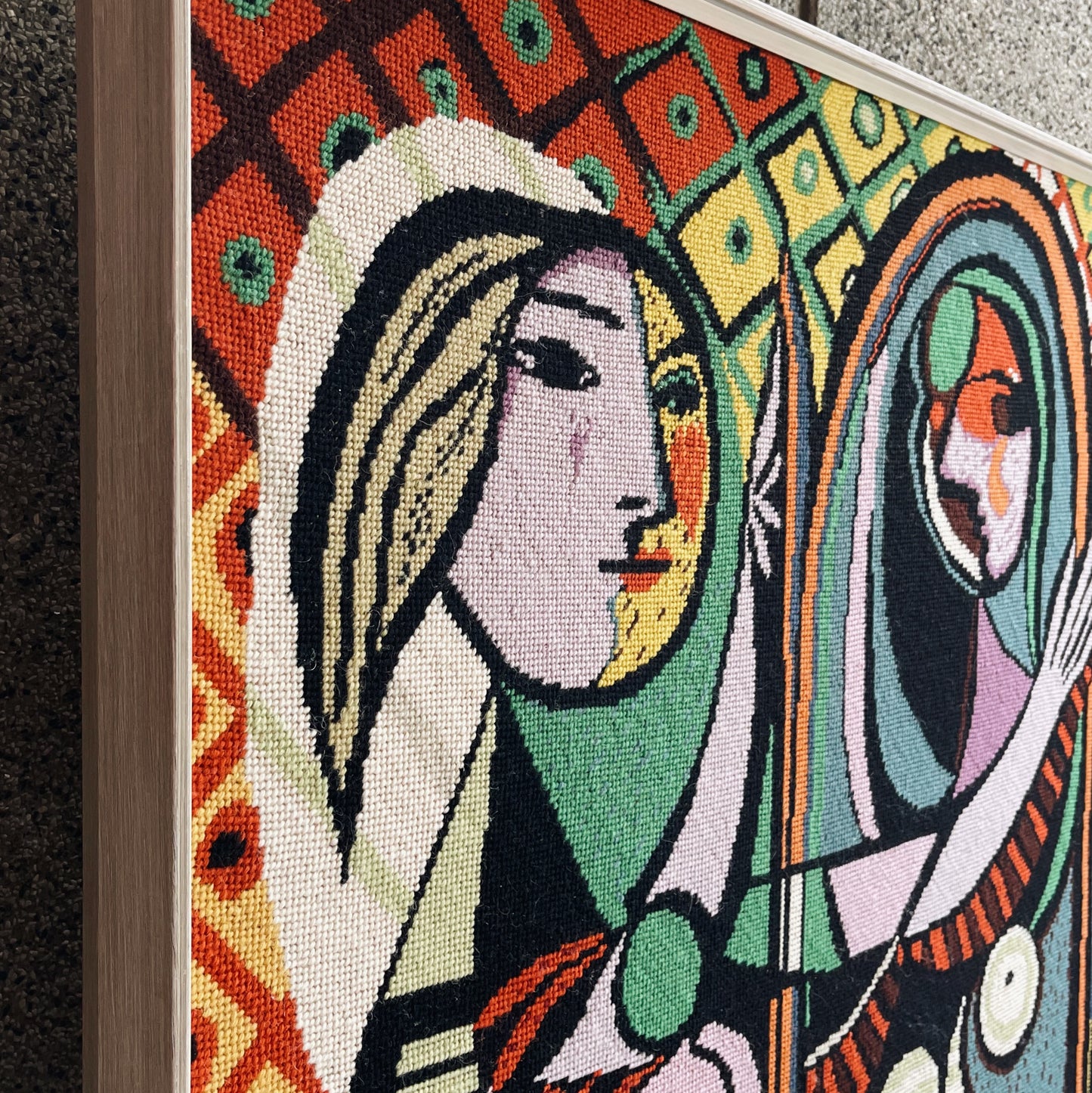 Handembroidered Picasso Reproduction