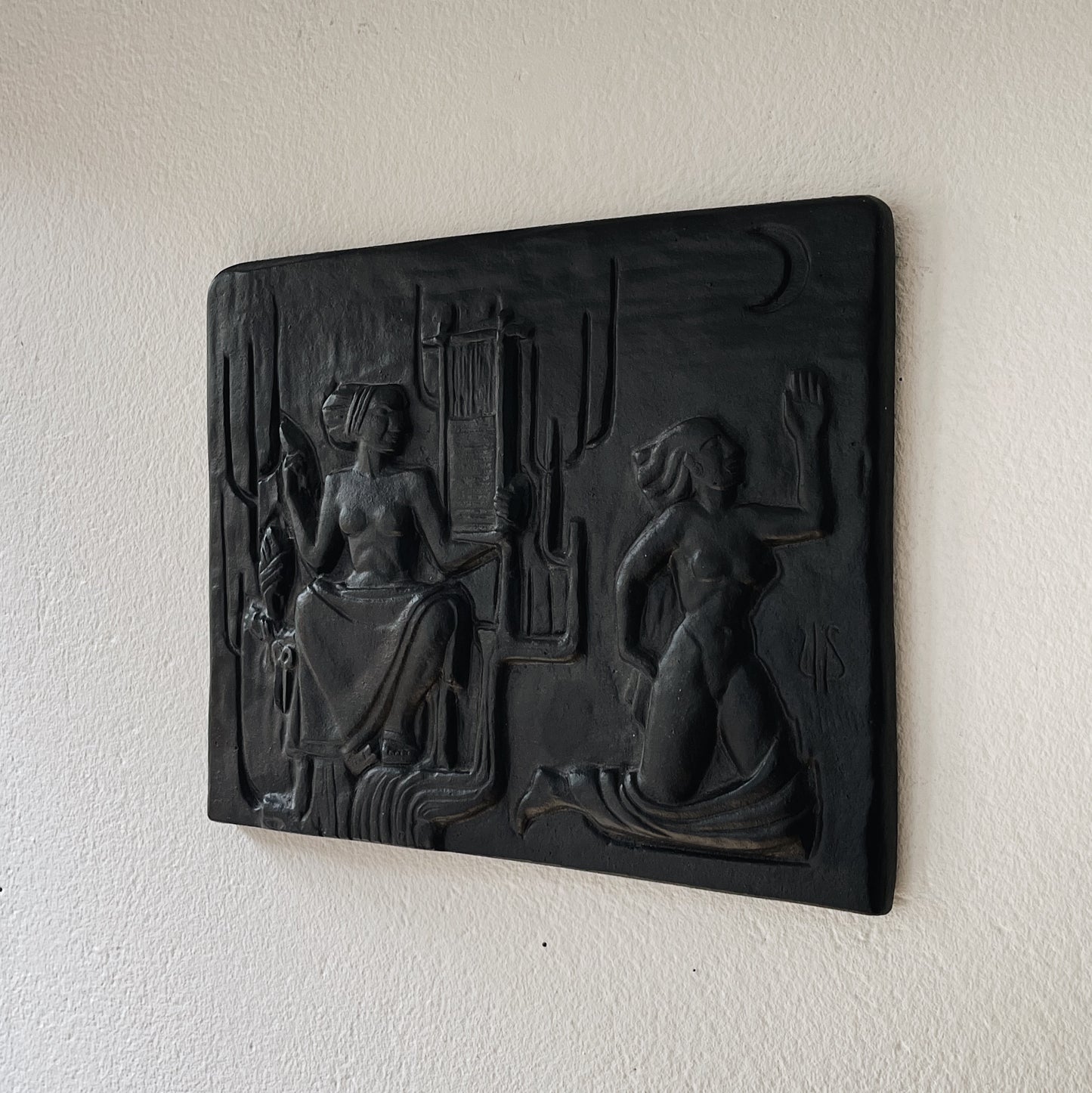 Cast Iron Wall Relief