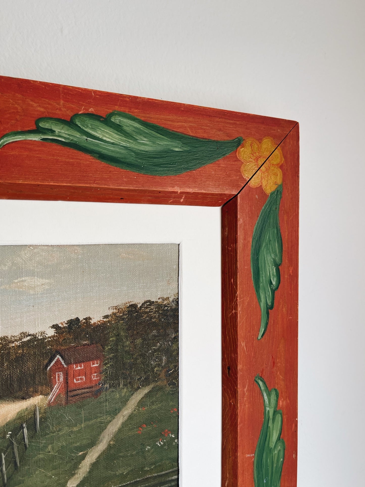 Antique Allmoge Painting