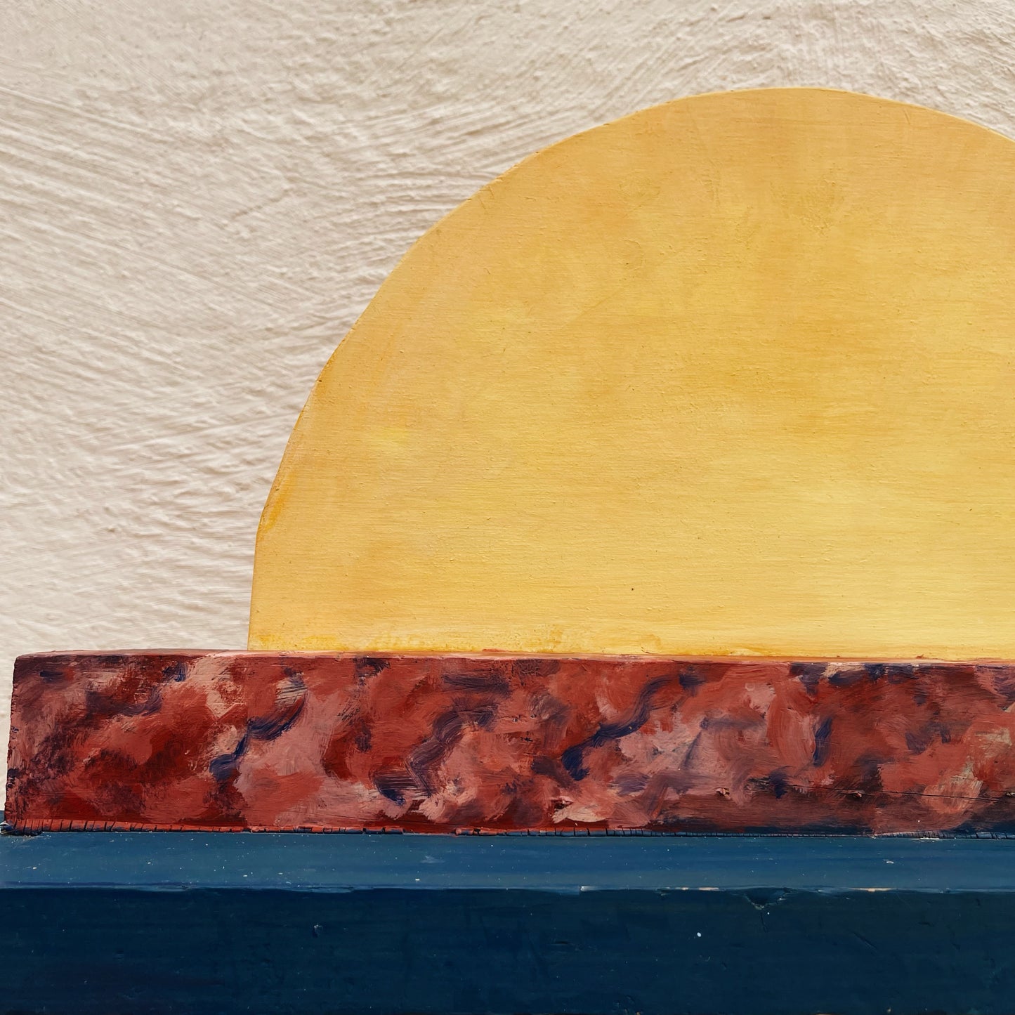 Vintage Wooden Rising Sun