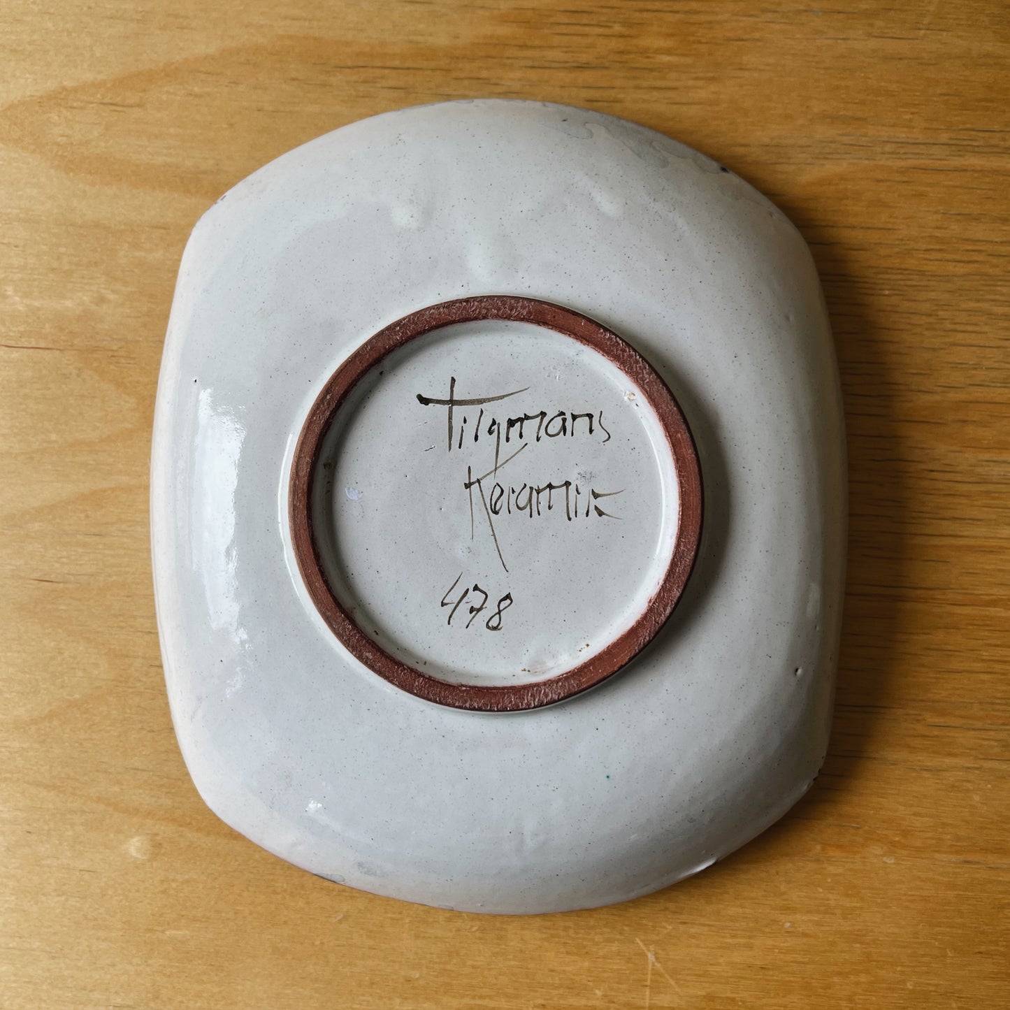 Ceramic Plate by Tilgmans Keramik