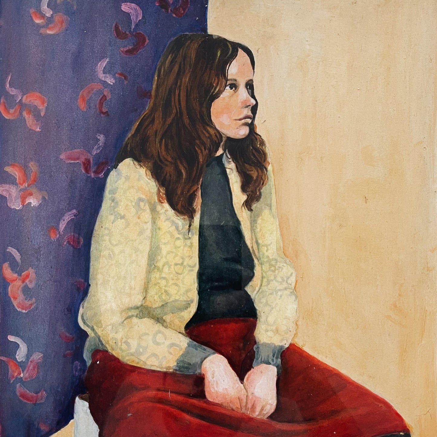 Gouache Portrait I
