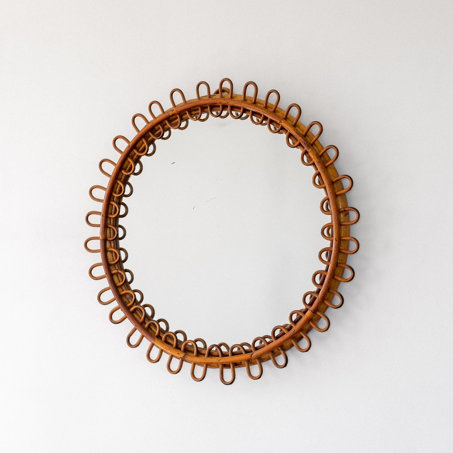 Rattan & Bamboo Mirror