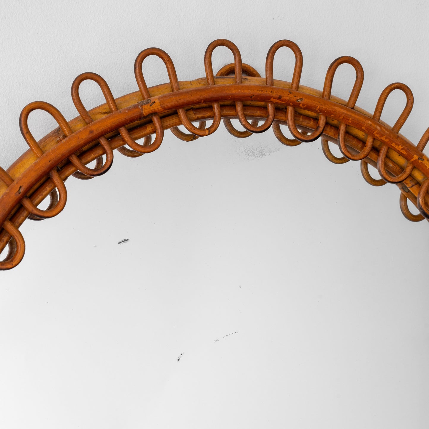 Rattan & Bamboo Mirror