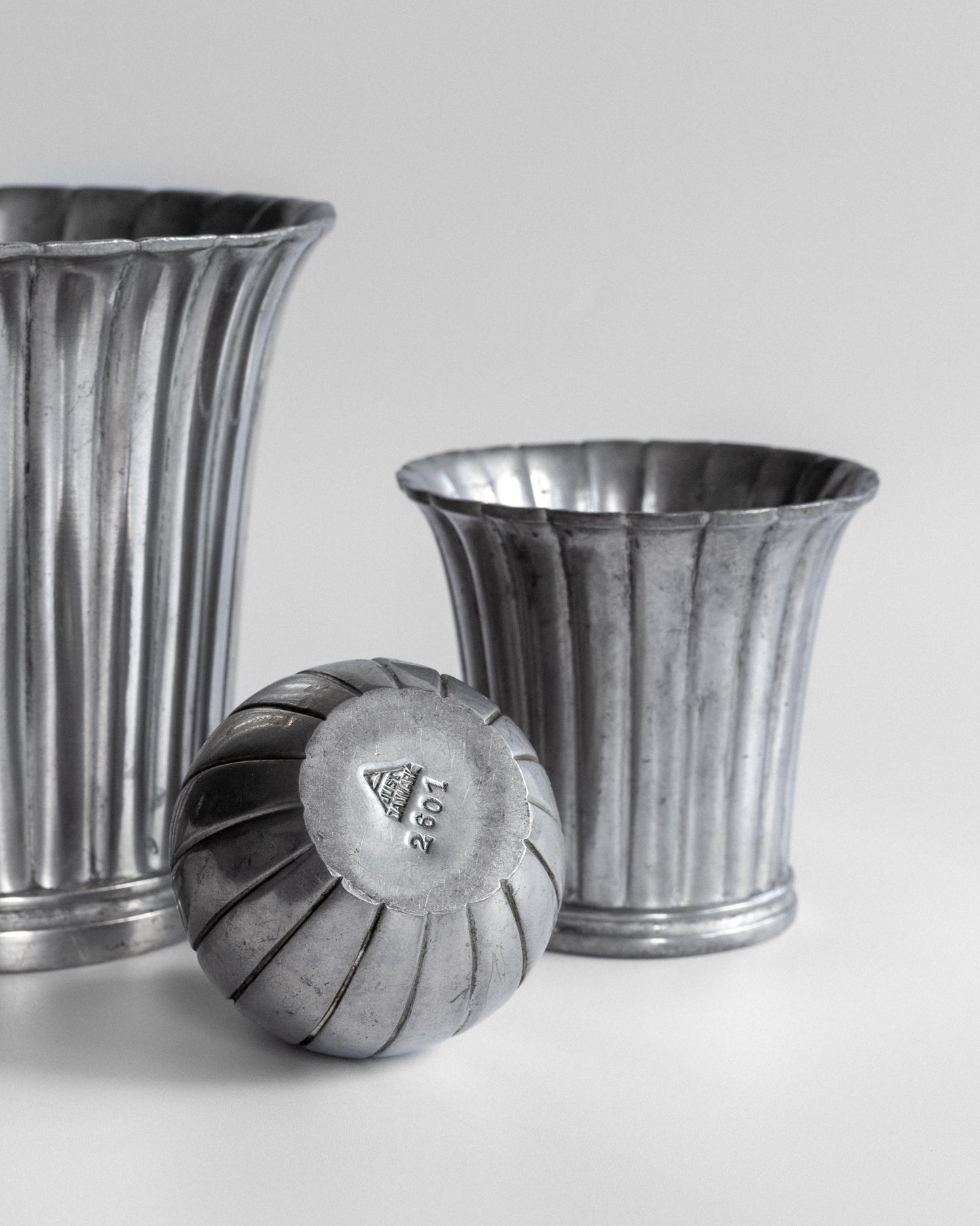 Just Andersen Pewter Vases