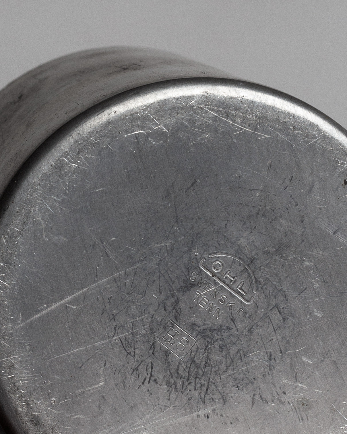 Pewter Box in Egyptian Revival Style