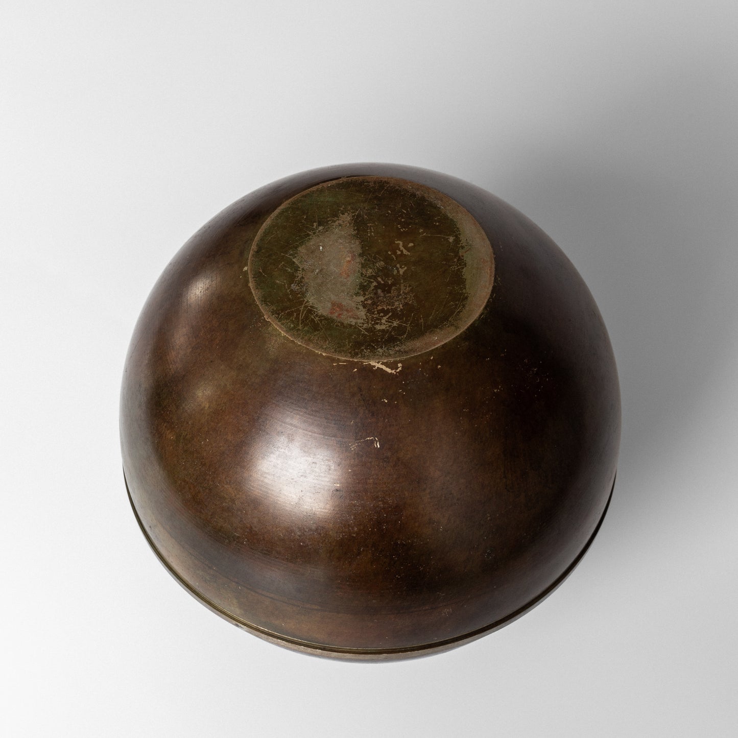 Spherical Metal Vase