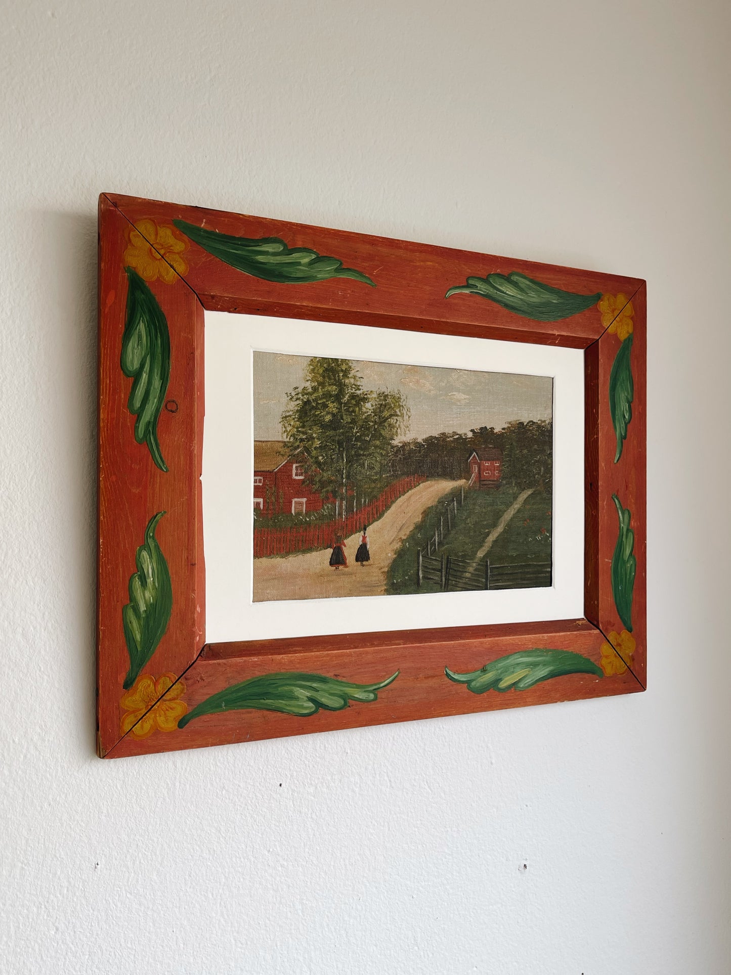 Antique Allmoge Painting