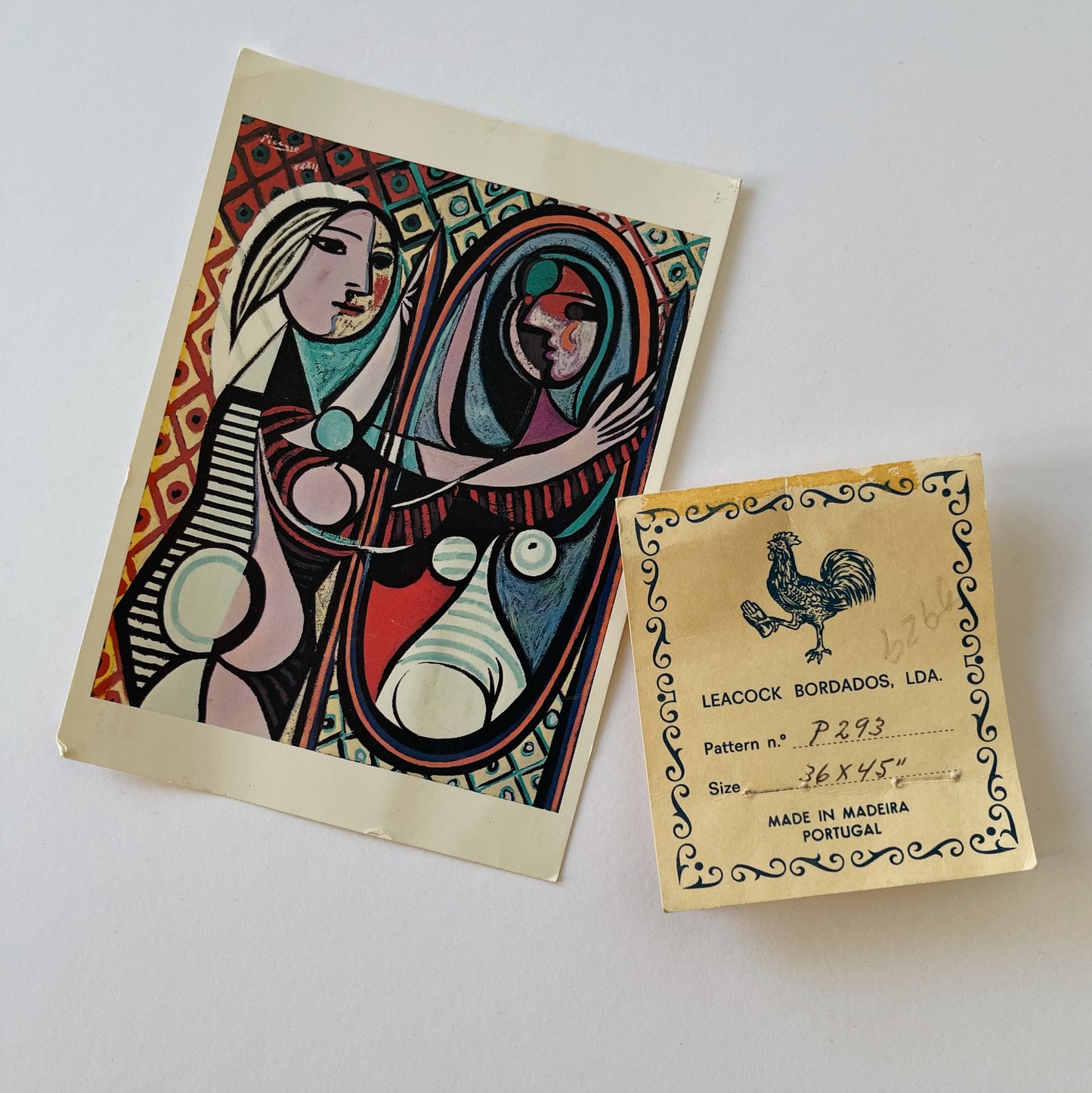 Handembroidered Picasso Reproduction