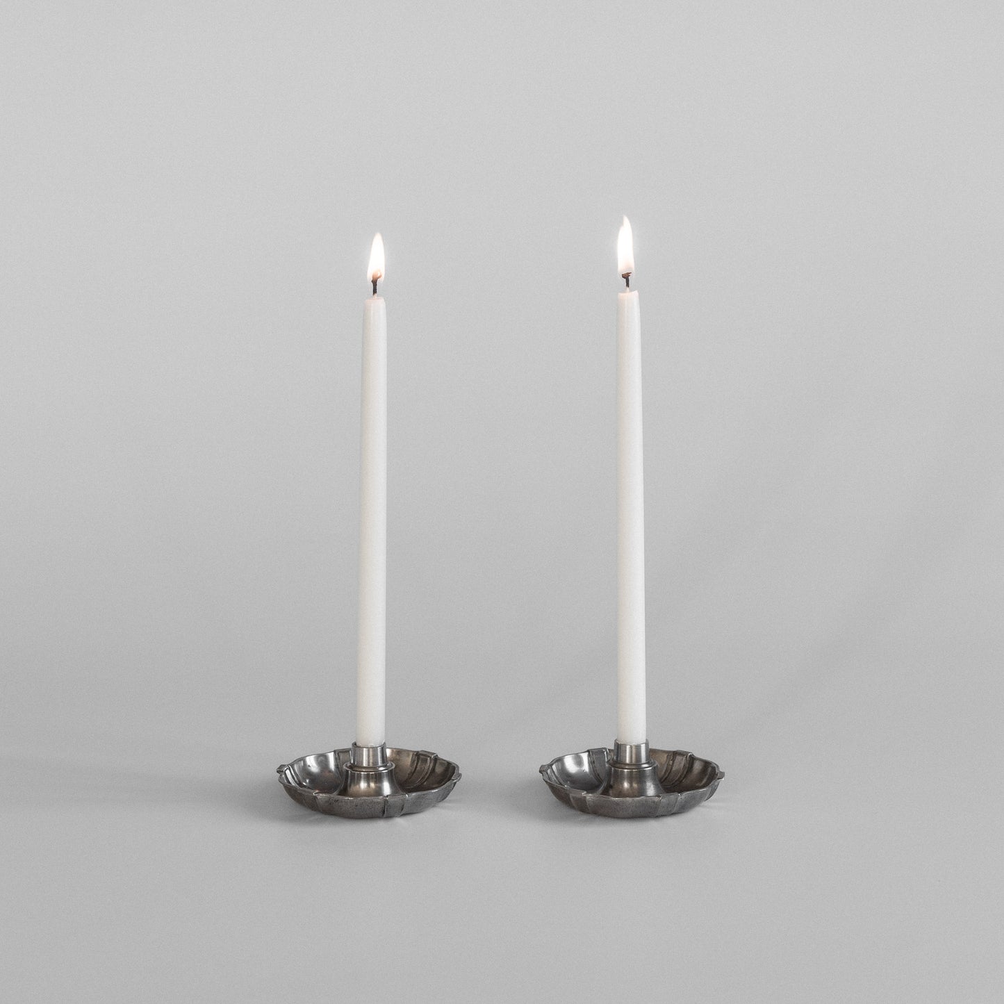 Pewter Candlesticks