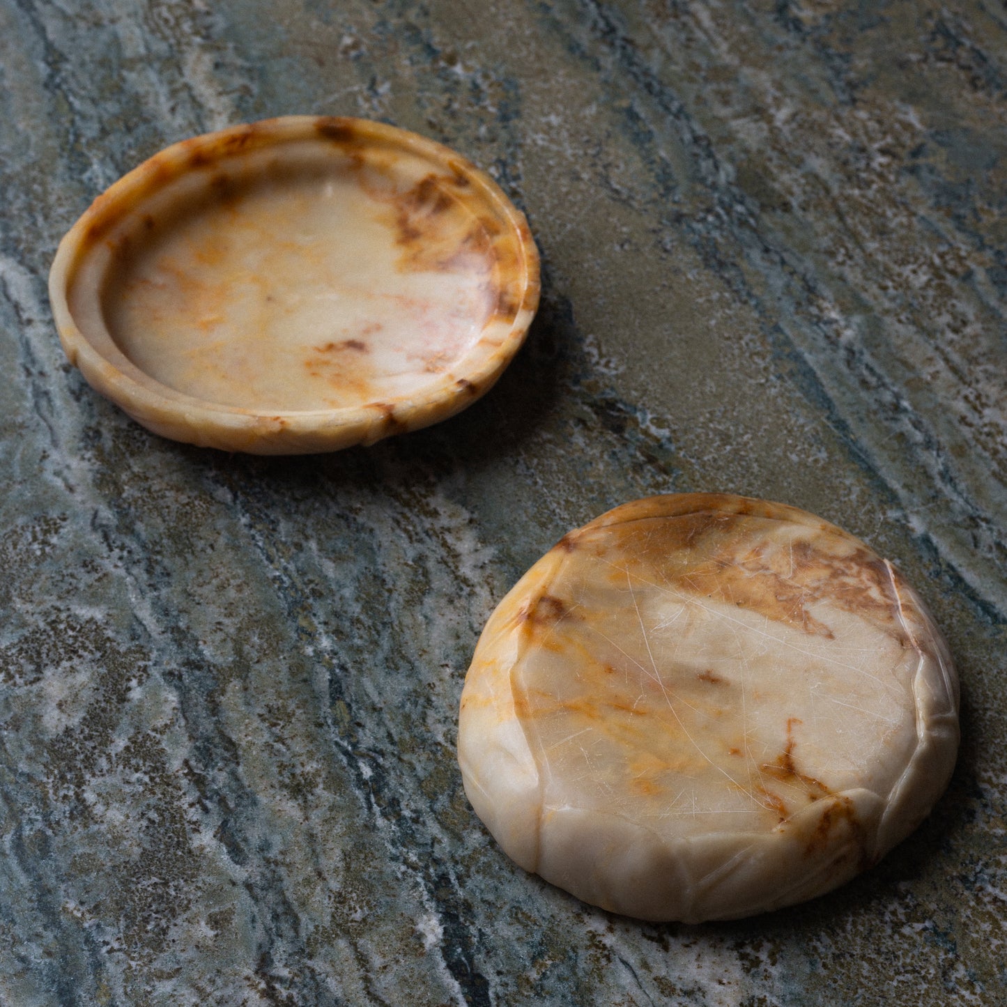 Carved Soaptstone Trinket Box