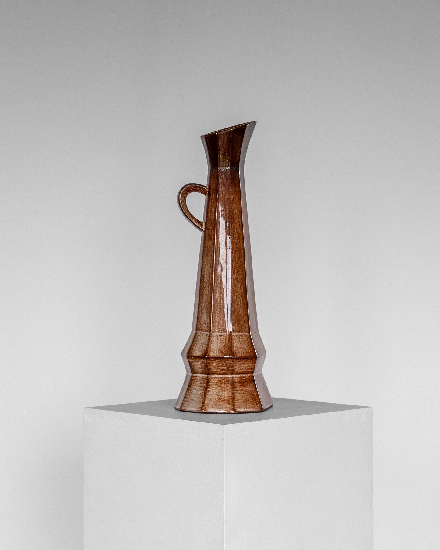 Cubist Ceramic Pitcher