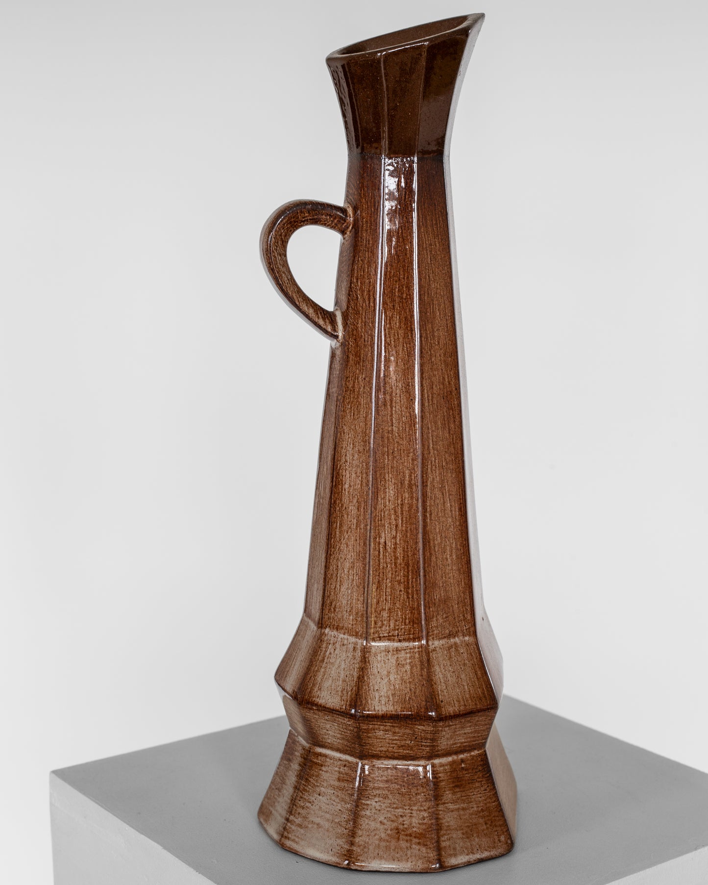 Cubist Ceramic Pitcher