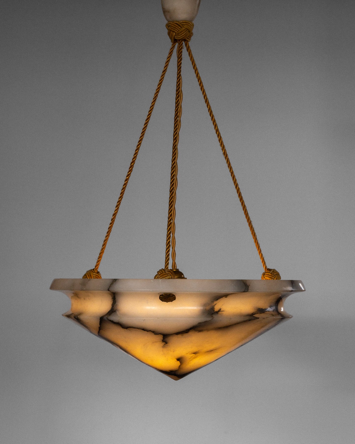 Diamond Alabaster Pendant