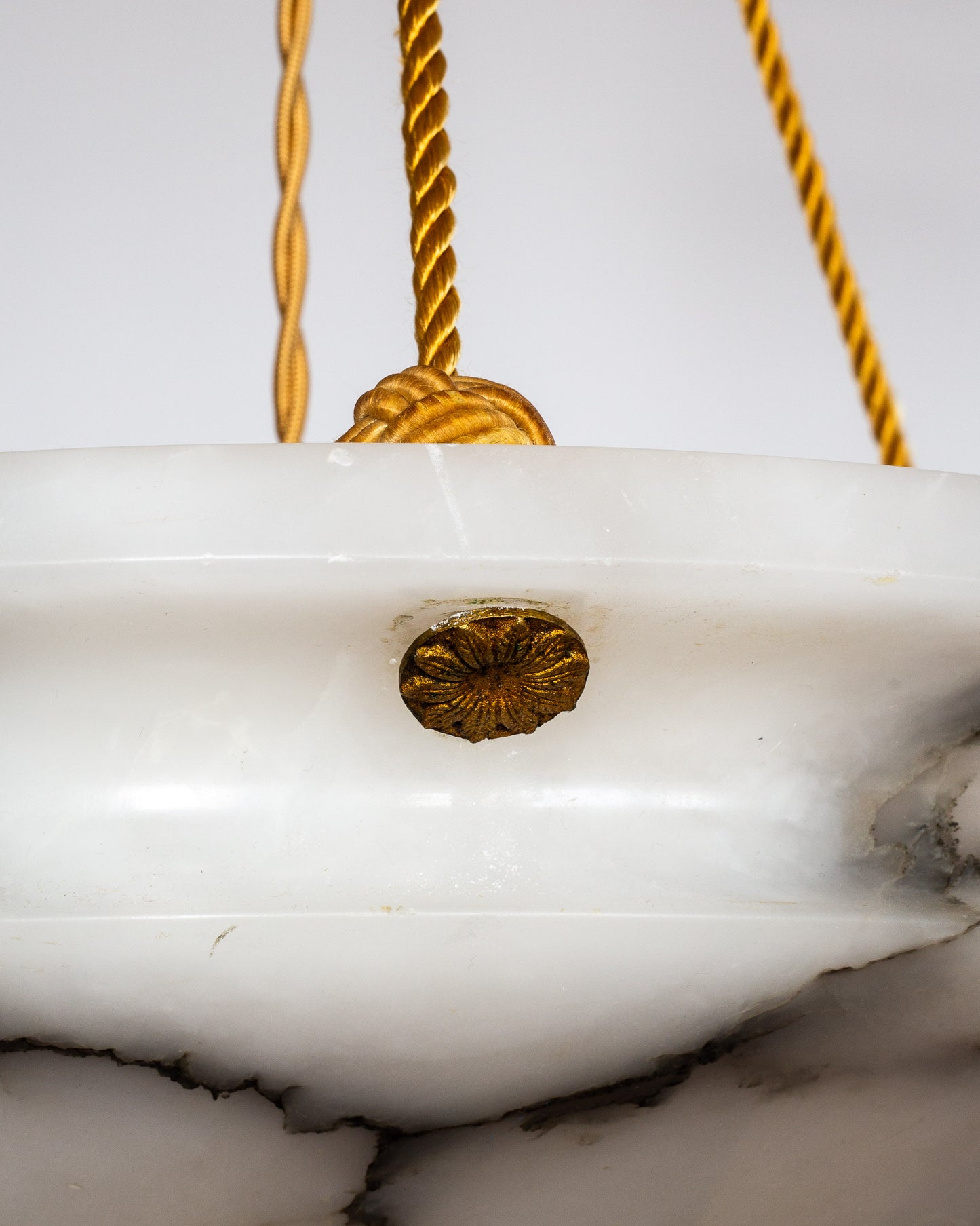 Diamond Alabaster Pendant