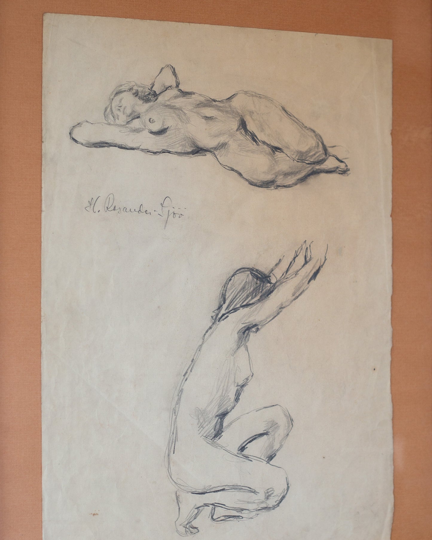 1940s Nude Drawing Study II
