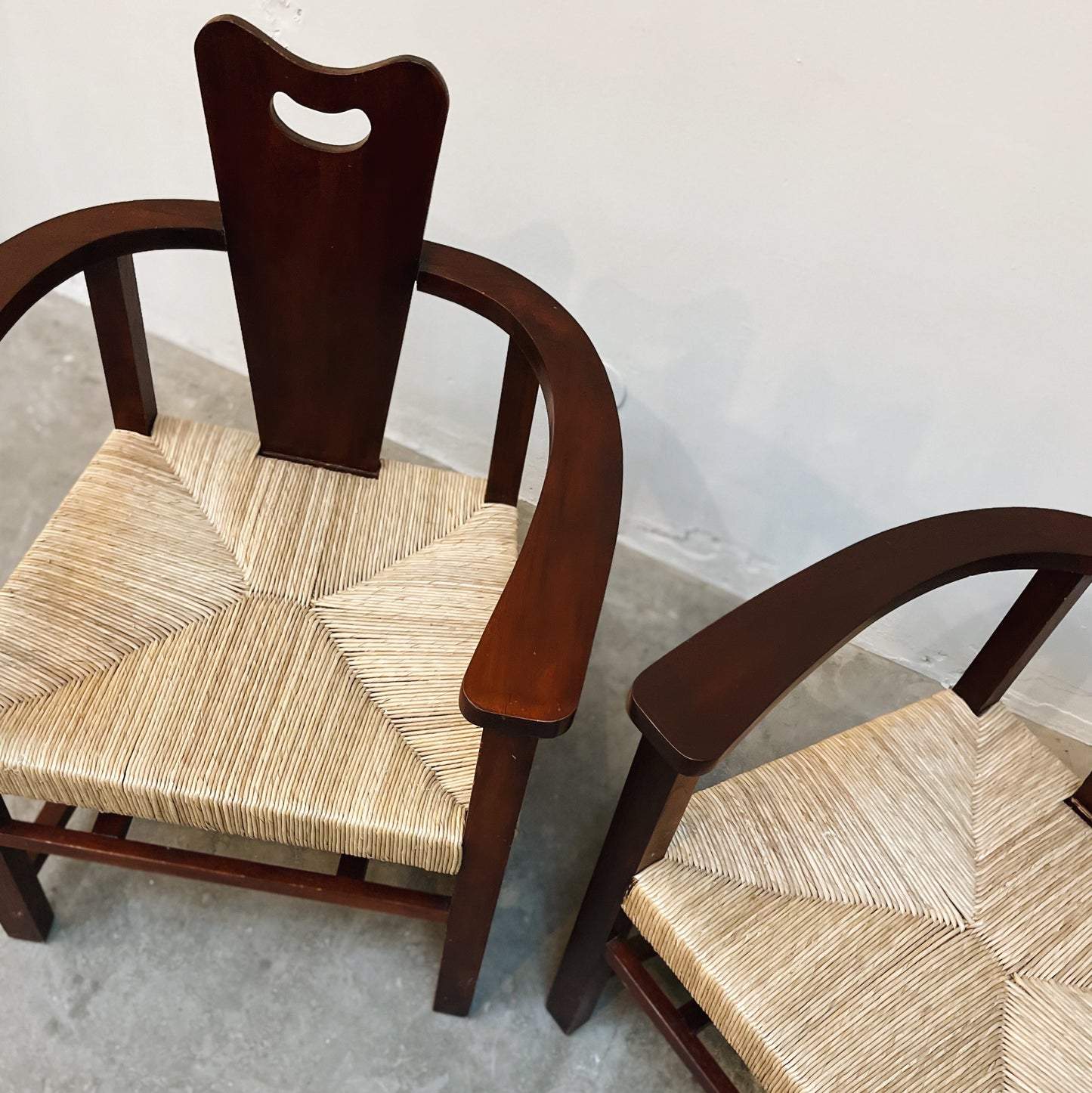 Arts & Crafts Armchair Pair