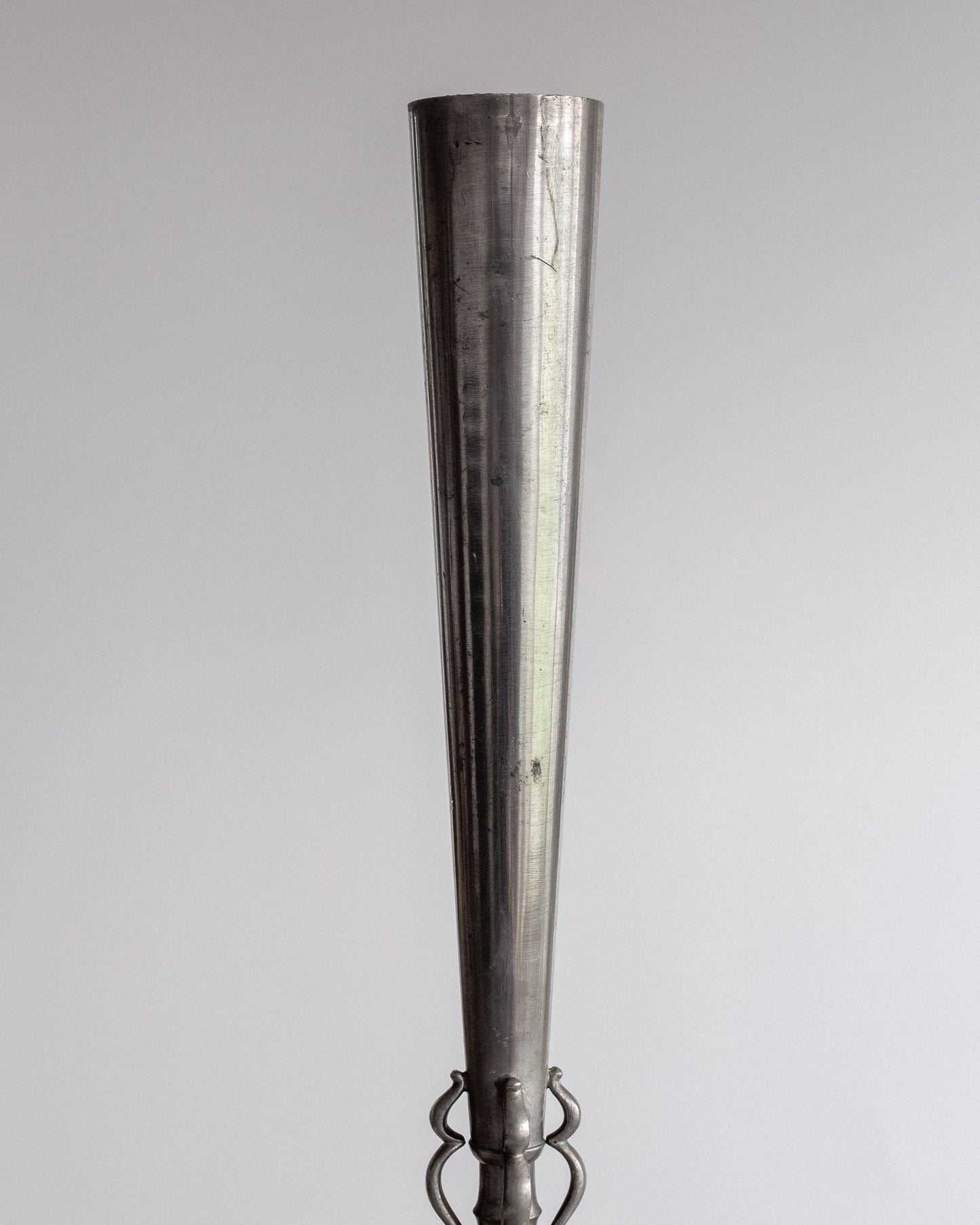 Pewter Trumpet Vase
