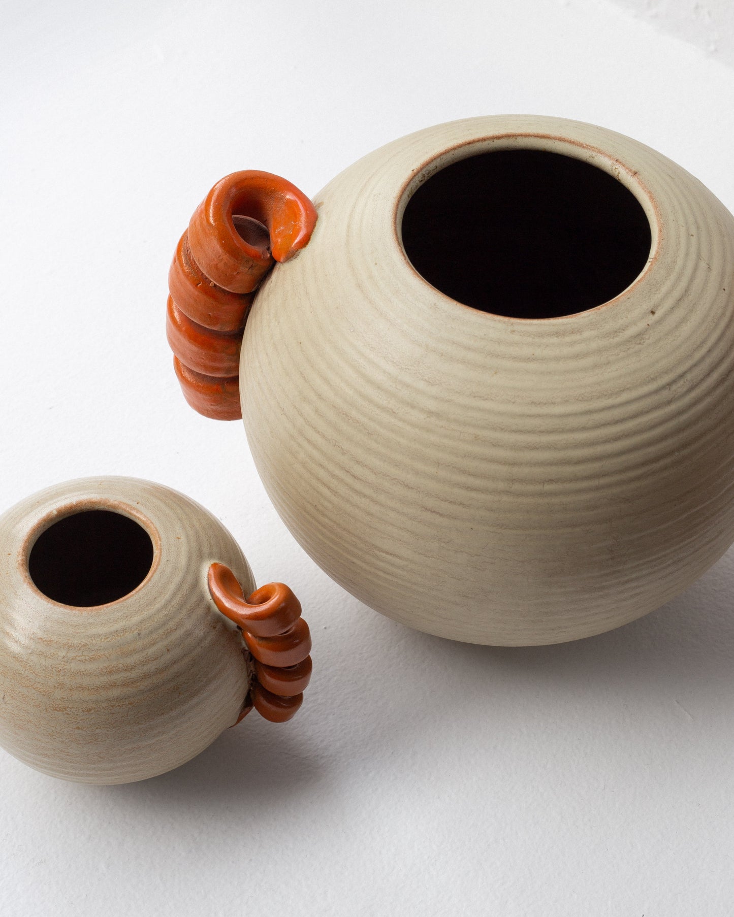 Modernist Handled Vases