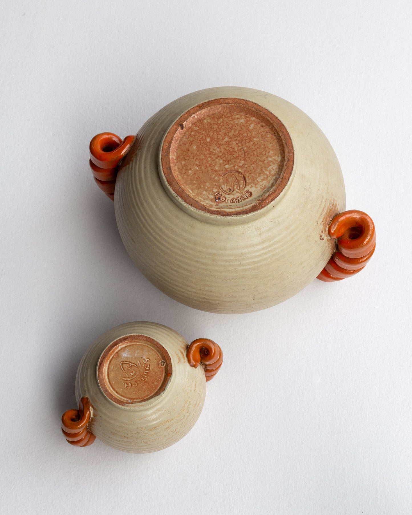 Modernist Handled Vases