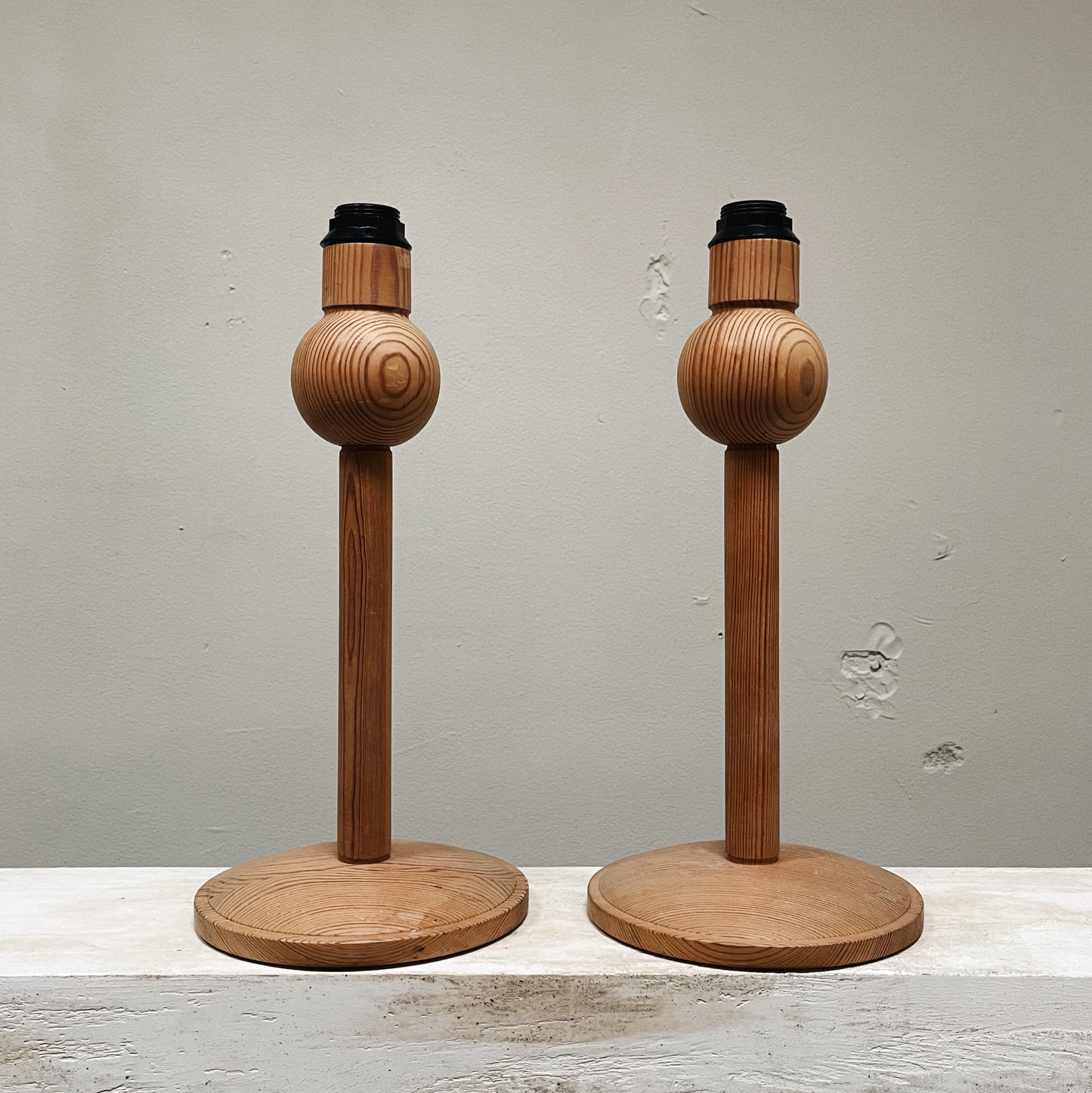 Scandinavian Pine Table Lights