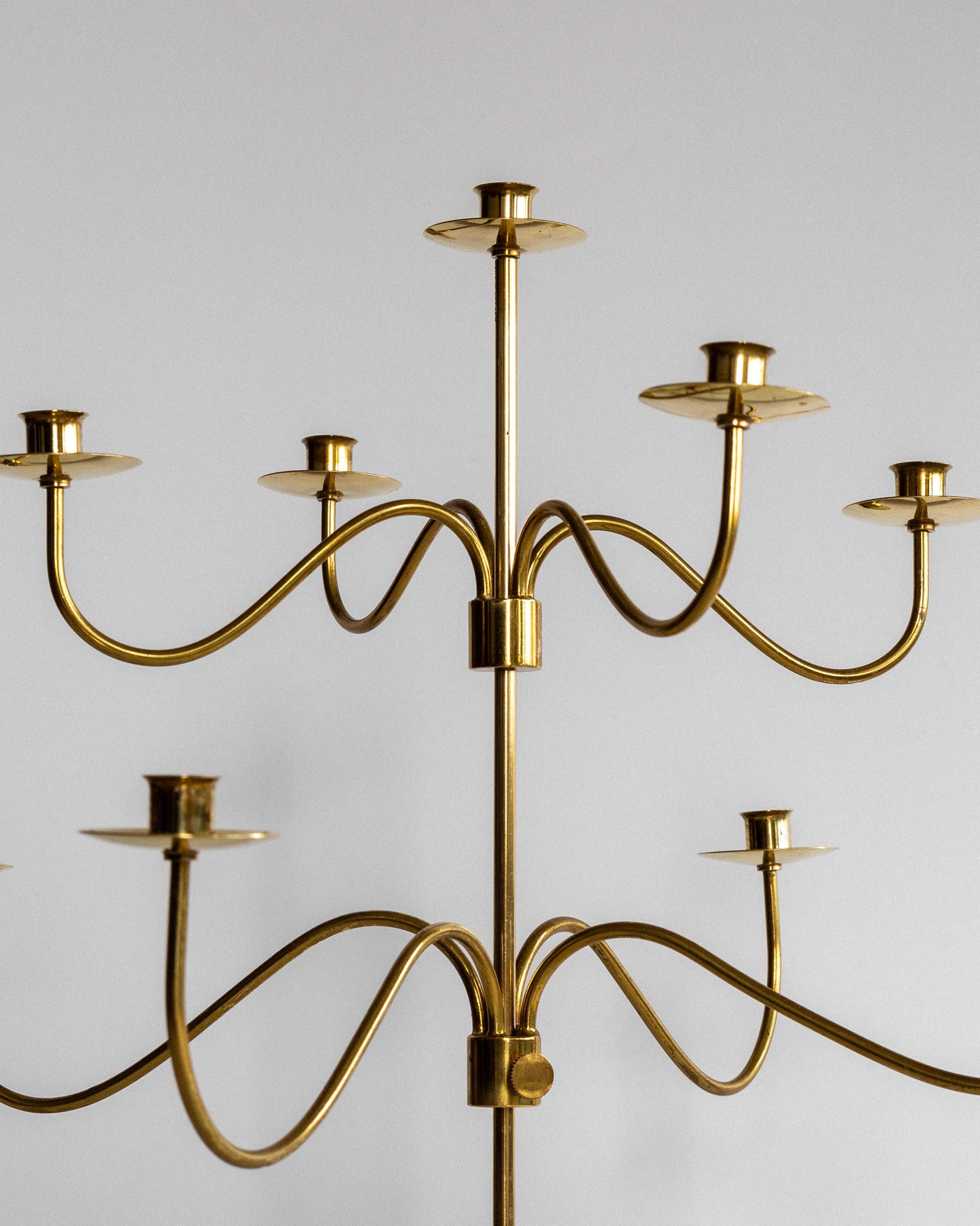 Large Brass Candelabra