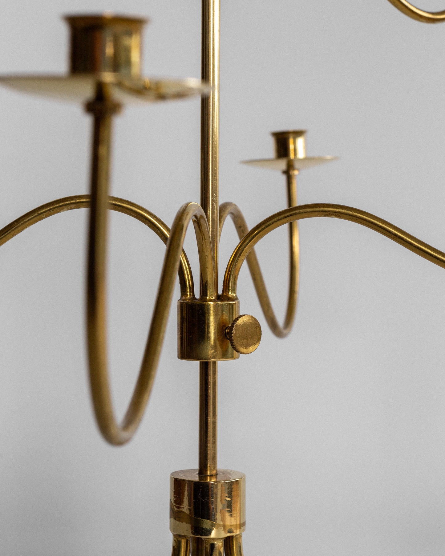 Large Brass Candelabra