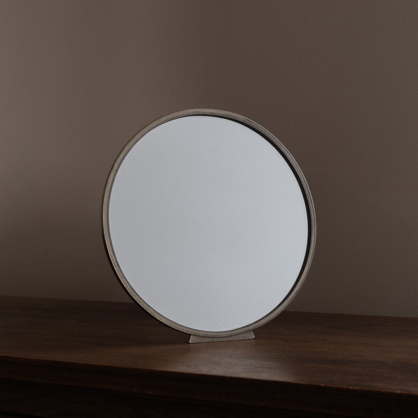 Pewter Hand-Held Mirror