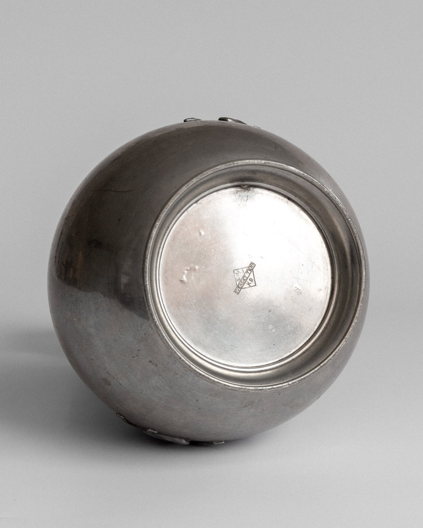 Neoclassical Pewter Vase
