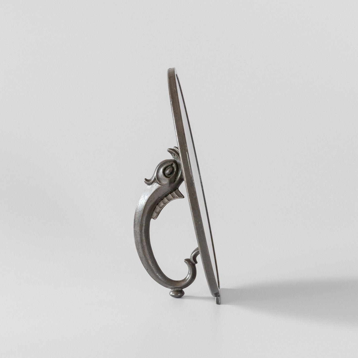 Pewter Hand-Held Mirror
