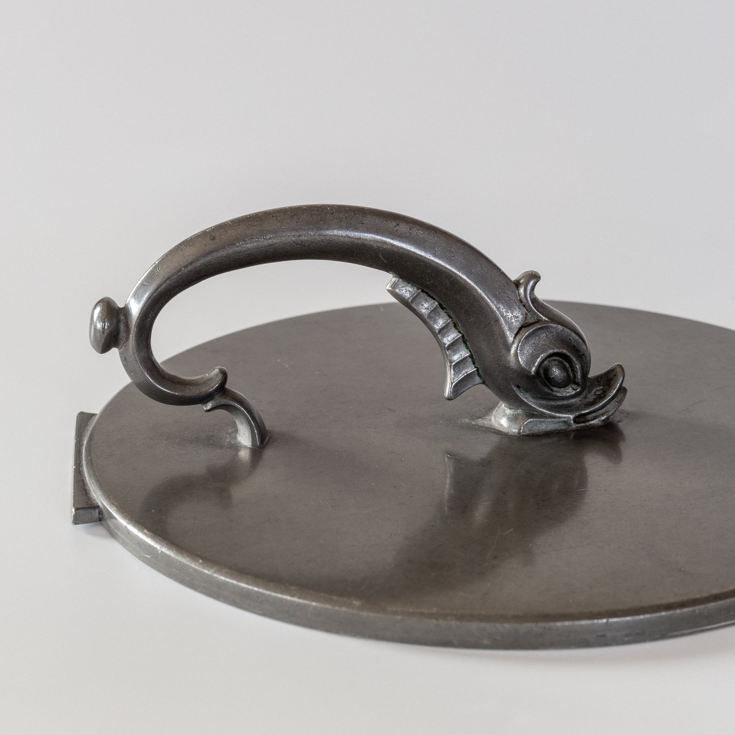 Pewter Hand-Held Mirror