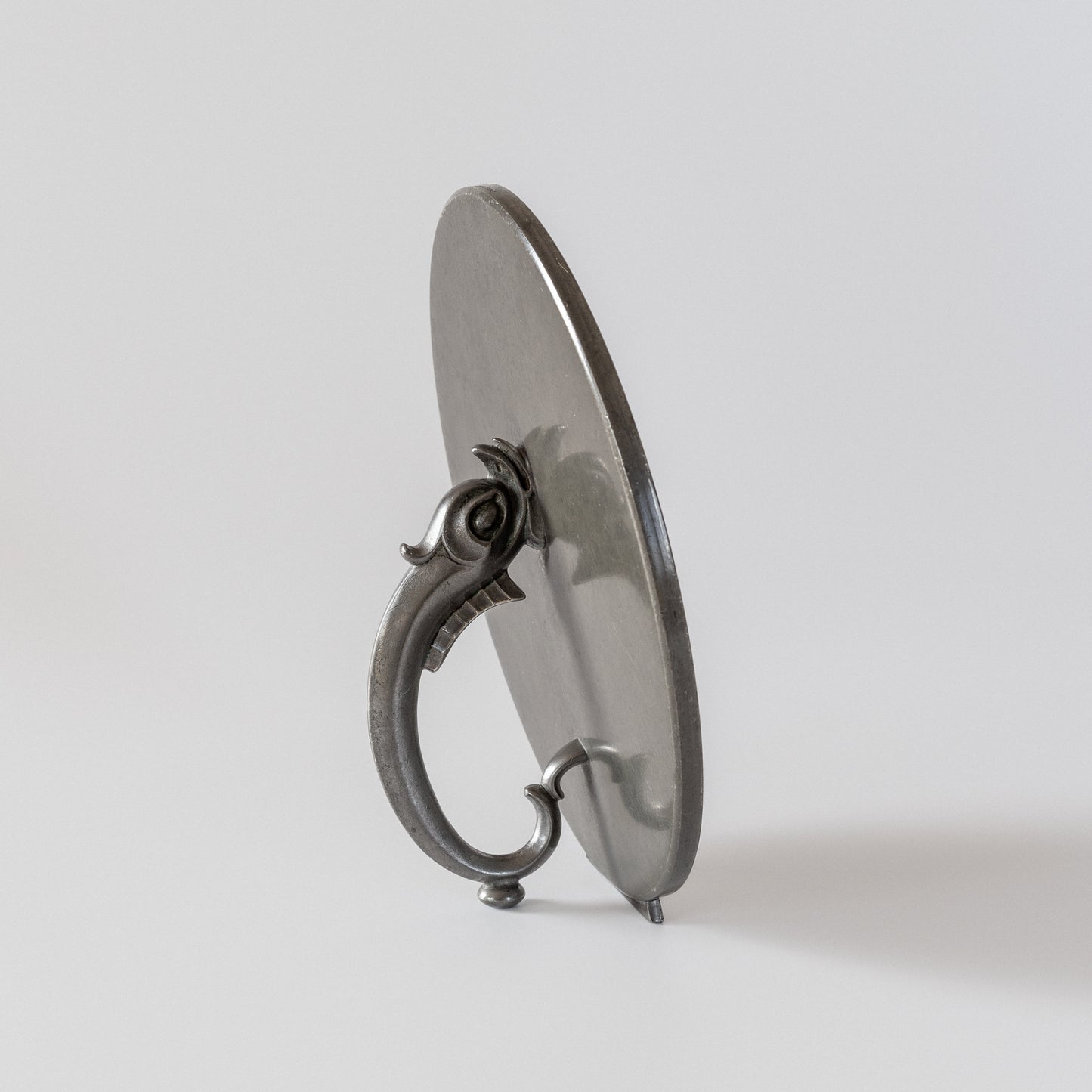 Pewter Hand-Held Mirror