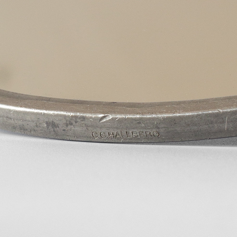 Pewter Hand-Held Mirror