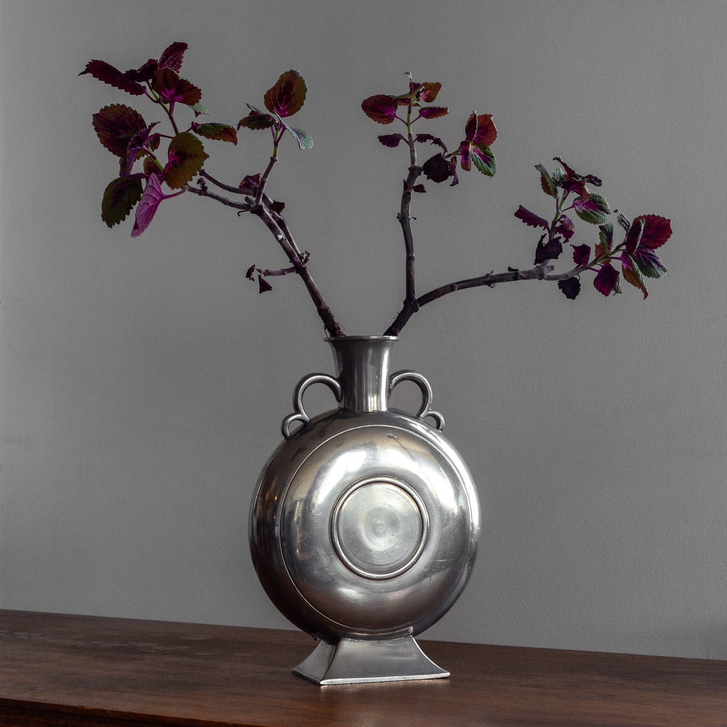 GAB Pewter Vase