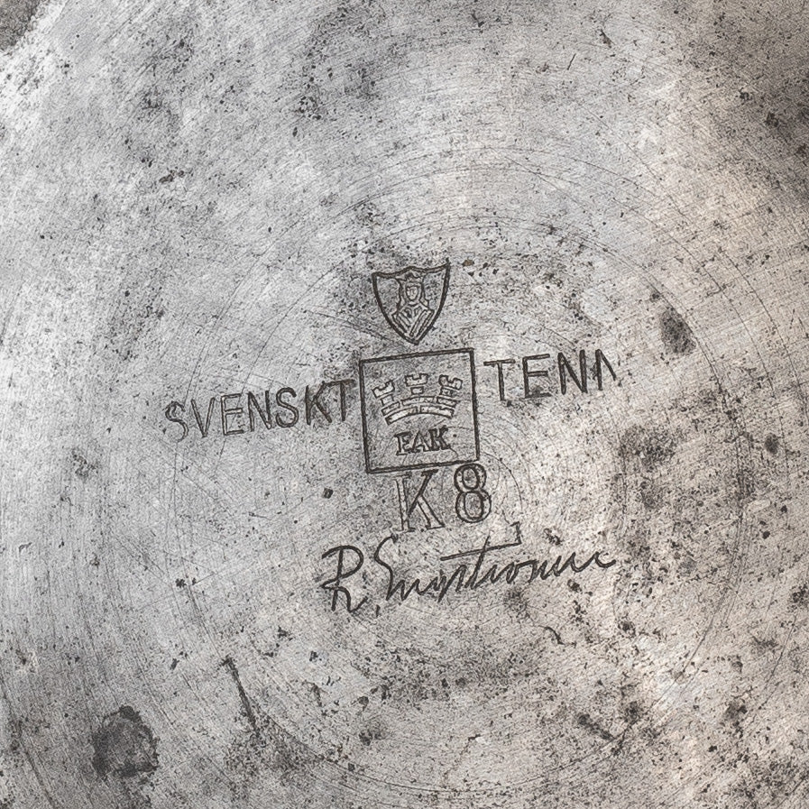 Modernist Pewter Amphora