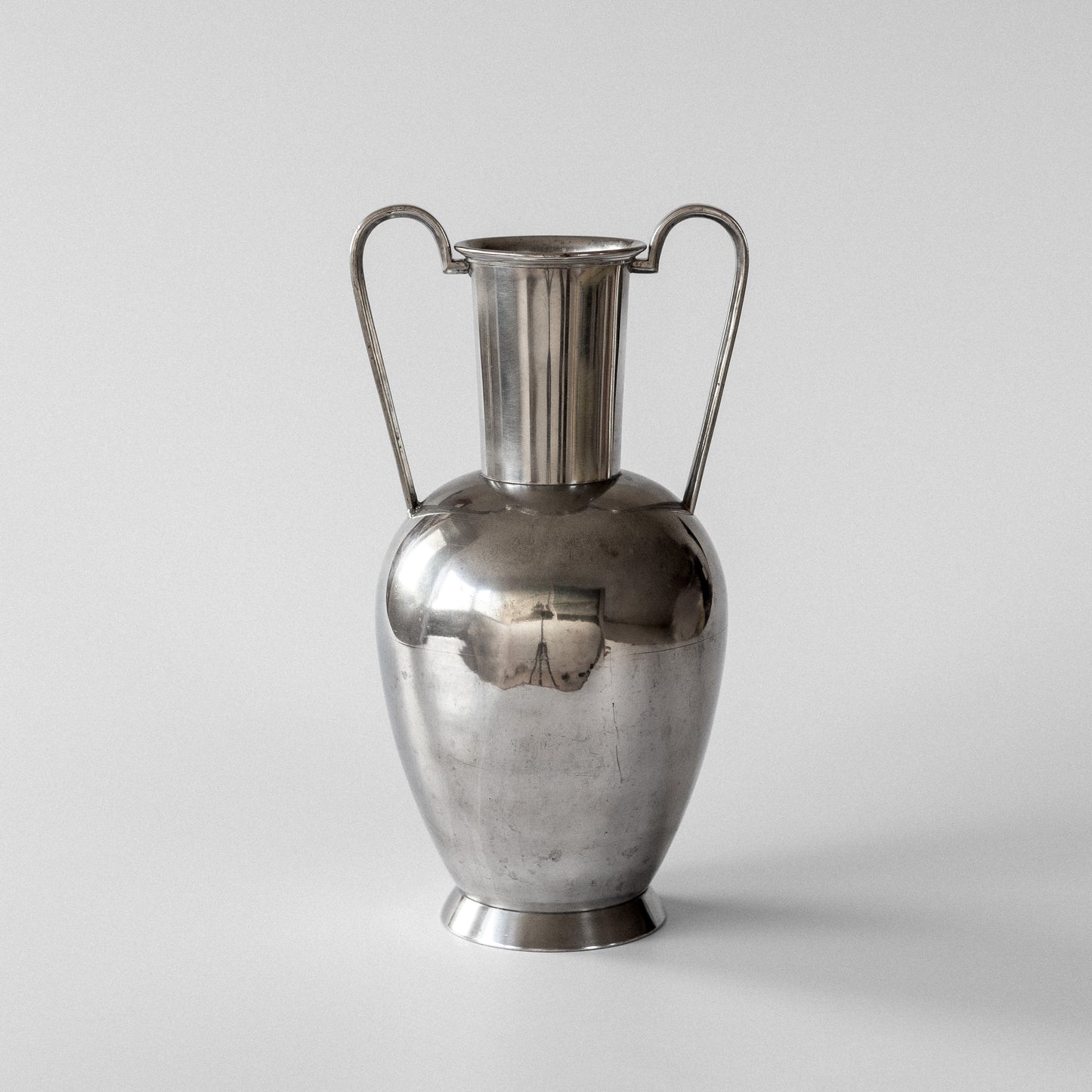 Modernist Pewter Amphora