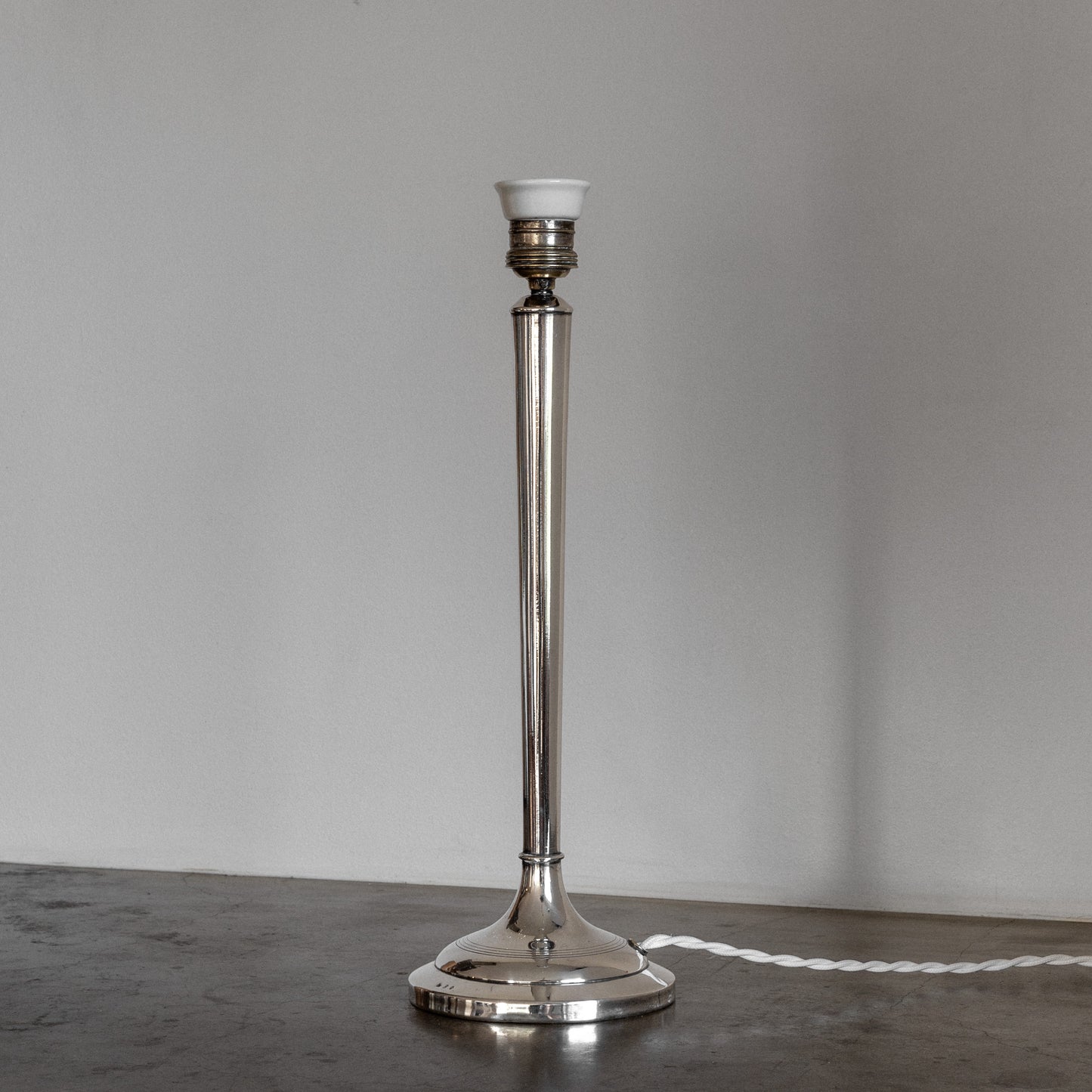 Silver-Plated Table Lamp