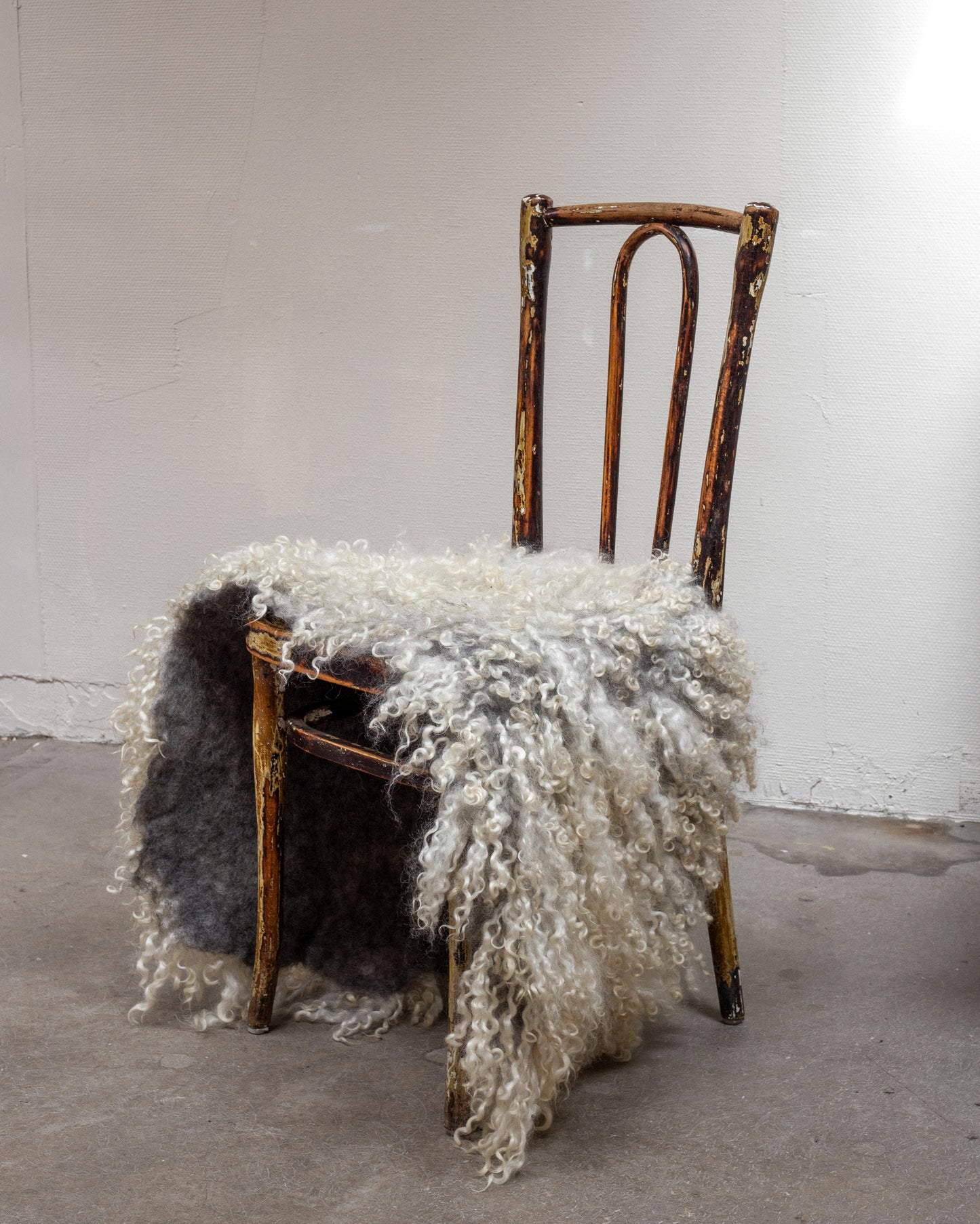 Gotlandic Felted Sheepskin