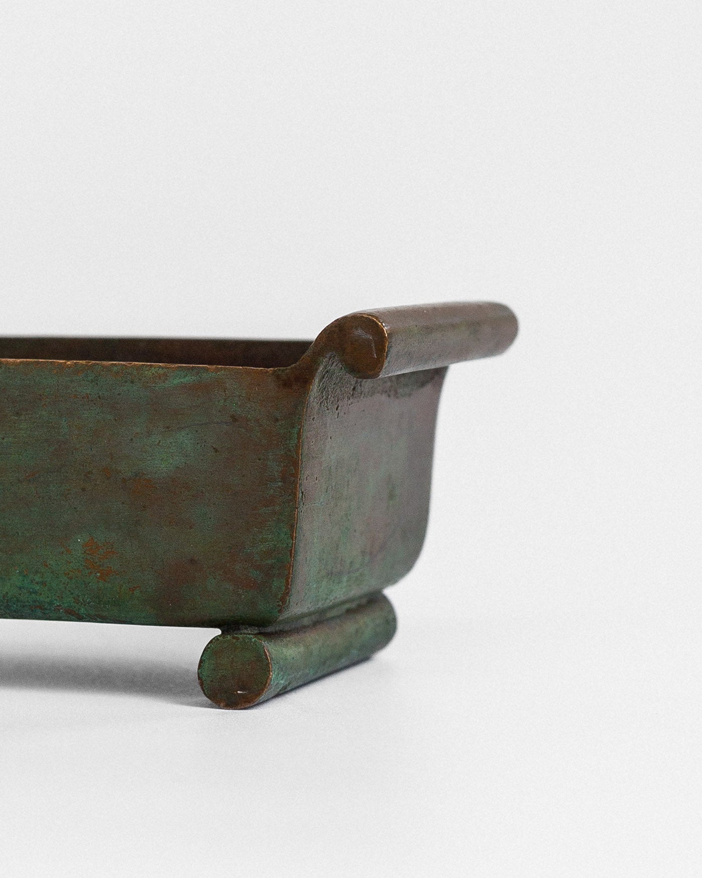 Patinated Bronze Vessel Set