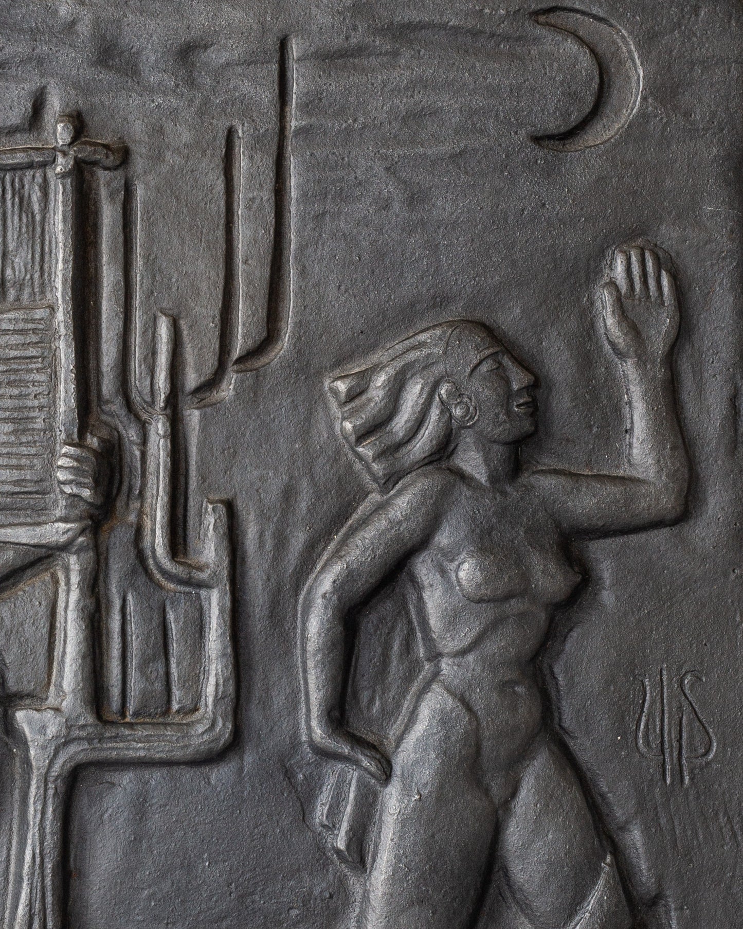 Cast Iron Wall Relief