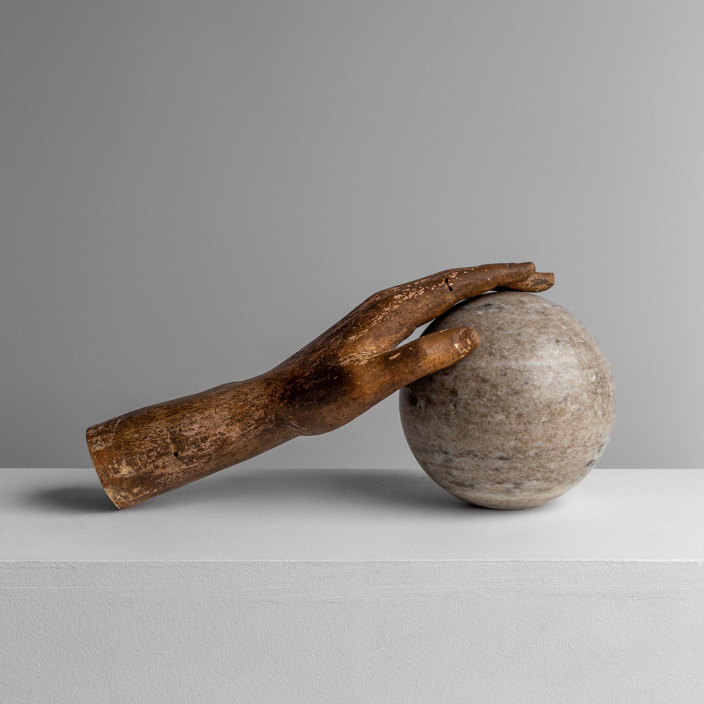 Wooden Hand Sculpture