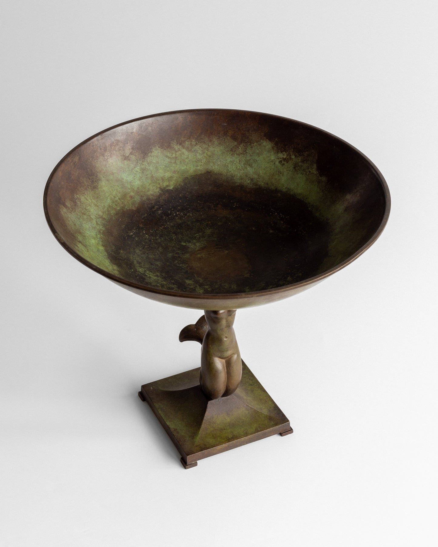 Bronze Bowl with Mermaid