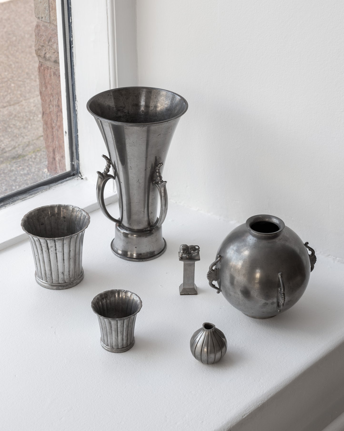 Ystad Metall Pewter Vase