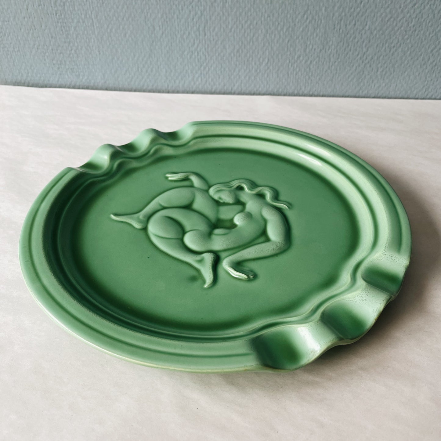Large Arthur Percy Art Déco Plate