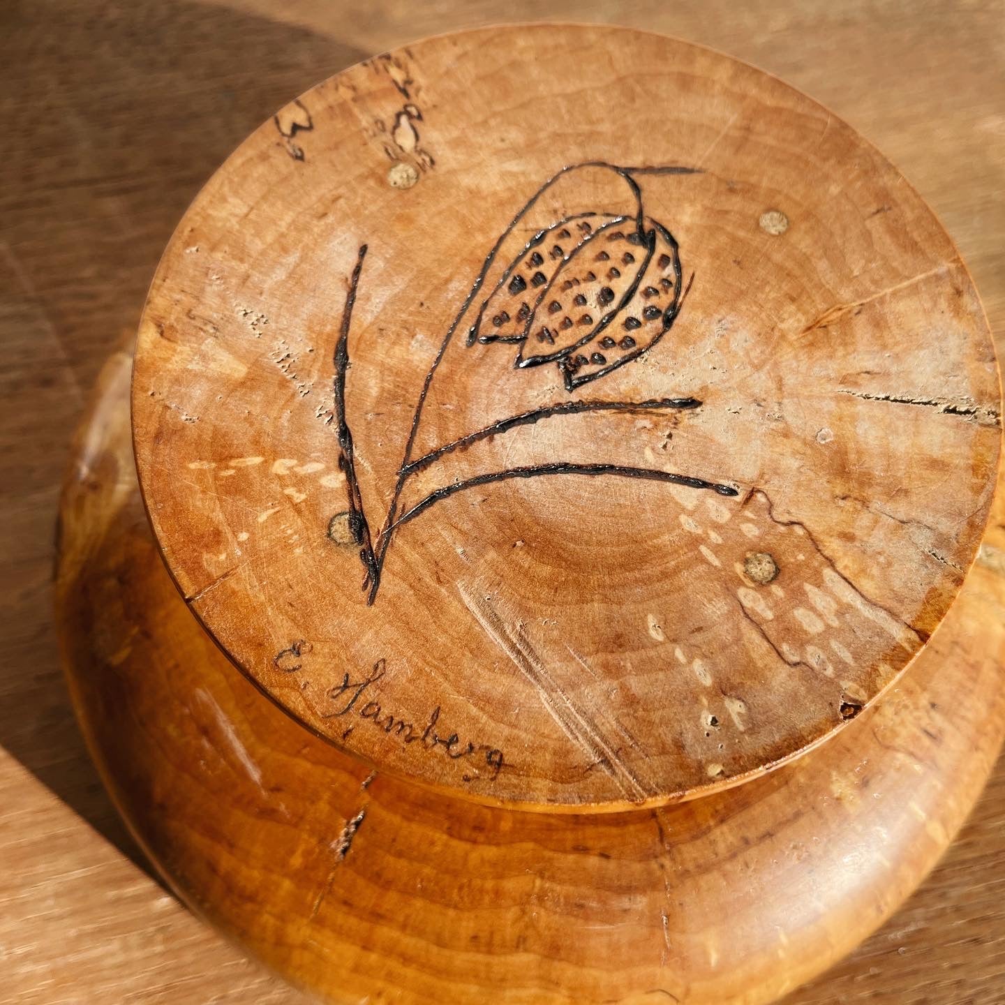 Swedish Folk Art Bowl