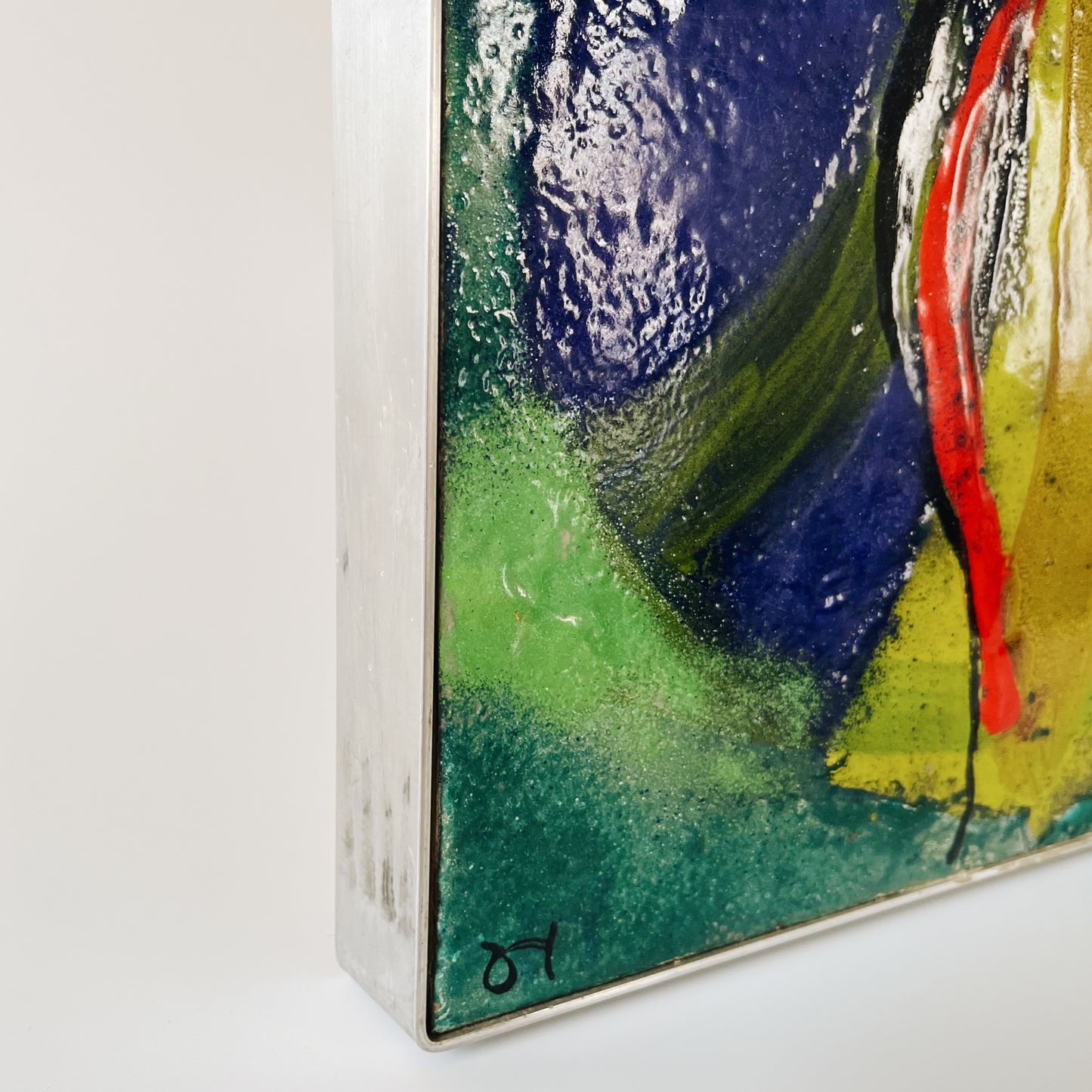 Abstract Enamel Painting