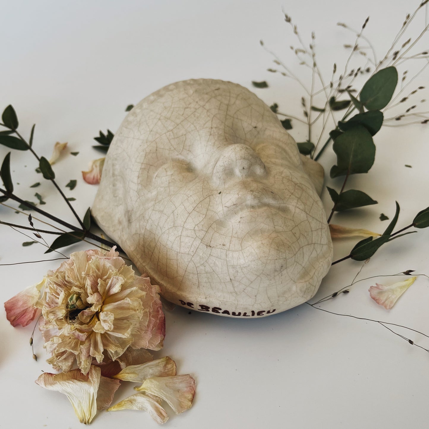 French Faience Wall Mask