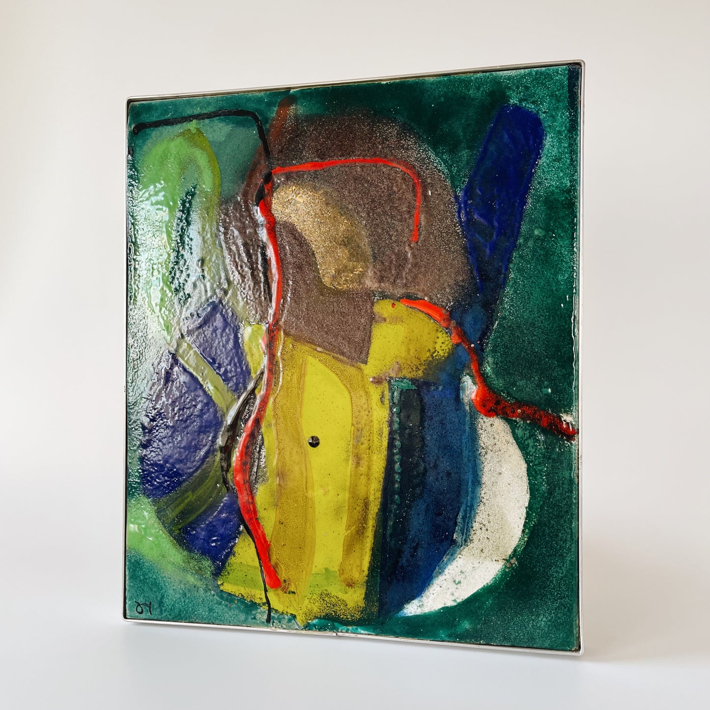 Abstract Enamel Painting