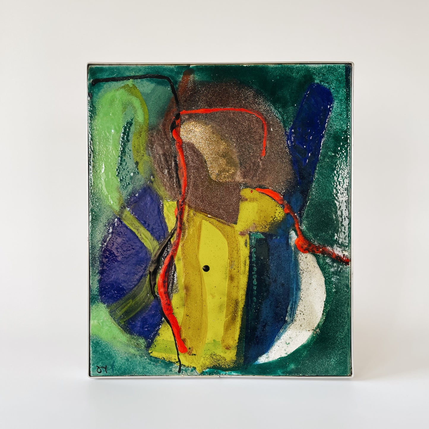 Abstract Enamel Painting