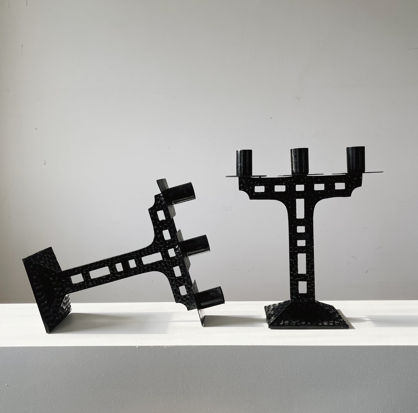 Antique Wrought Iron Candelabras